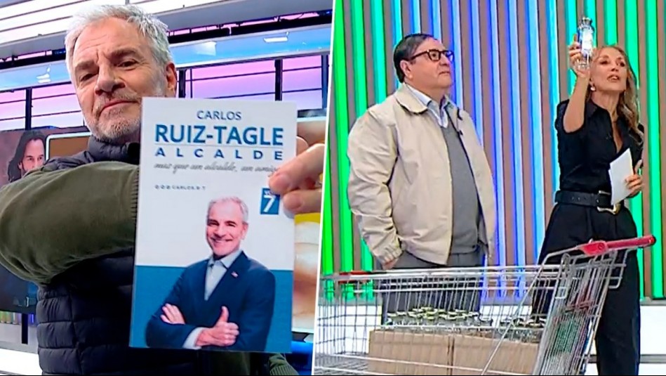 Con panfletos y botellas mágicas: Carlos Ruiz-Tagle irrumpe en MG para contar detalles de Aguas de Oro