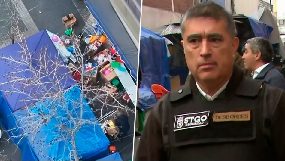 Desbordes denuncia crimen organizado en Meiggs y que se arriendan espacios en la calle por hasta $5 milllones