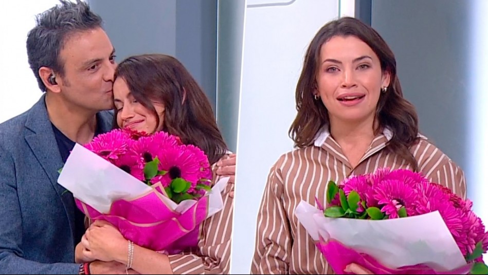 Entre aplausos: Natasha Kennard se despide de Meganoticias Amanece y asume como corresponsal en Londres