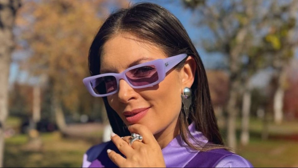 Eugenia Lemos muestra con estilo cómo luce a sus 31 semanas de gestación: Mezcla rosa y verde en un estampado