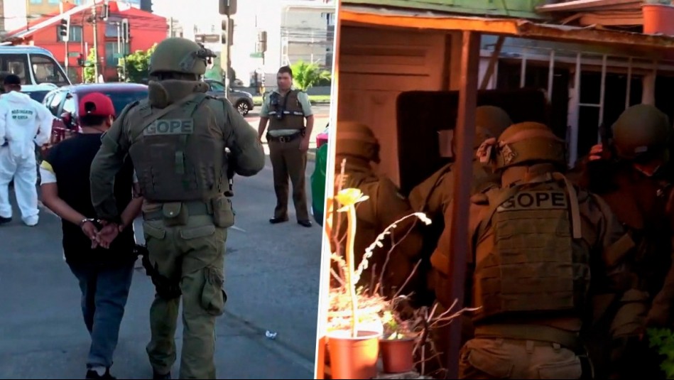 Carabineros desmantela laboratorio de drogas en Concepción: Incautan 315 kilos y armas