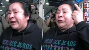 "Las hue... le tienen envidia": Descontrolado reclamo de comerciante tras operativo por productos falsificados