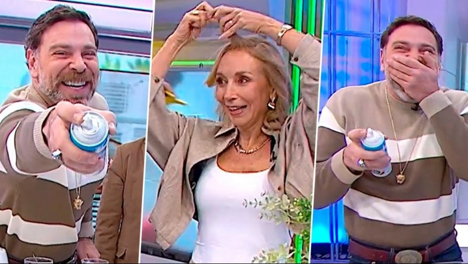 'Ay, amiga': El divertido jugueteo de Karen y Neme con crema chantillí que desató risas en Mucho Gusto