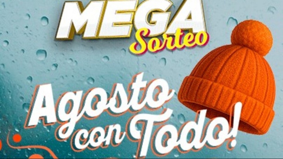 Desde bonos de $1 millón hasta un departamento: Estos son los premios del nuevo 'Mega Sorteo Agosto'