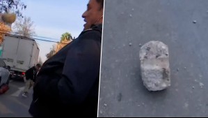 Agresión a equipo de Mucho Gusto en Meiggs: Cámaras captan a hombre lanzándoles conos y piedras
