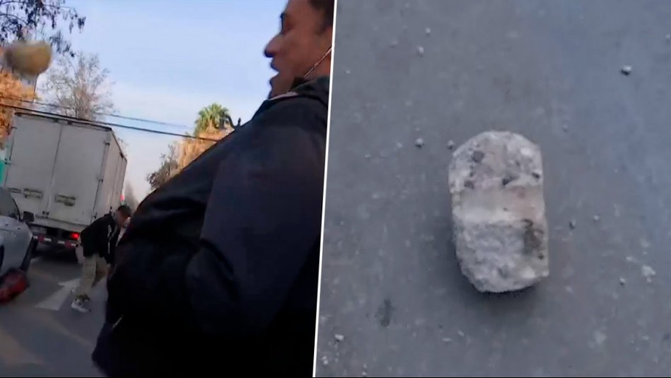 Agresión a equipo de Mucho Gusto en Meiggs: Cámaras captan a hombre lanzándoles conos y piedras