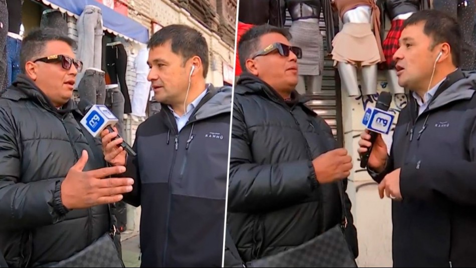 'Pero, respóndeme': Tensa conversación de Roberto Saa con un ambulante tras ataque con piedras a equipo de MG