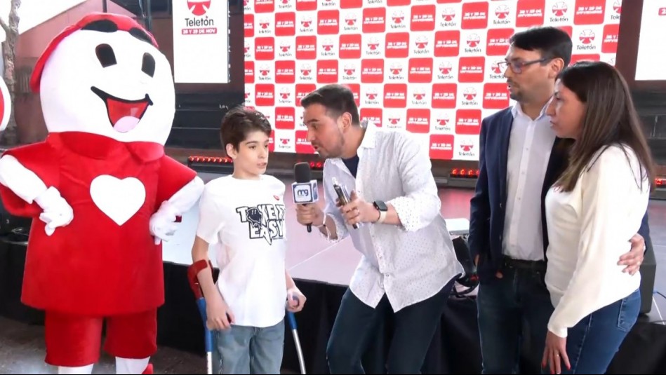 Teletón presenta al niño embajador de la campaña 2025: 'Tengo una gran misión'