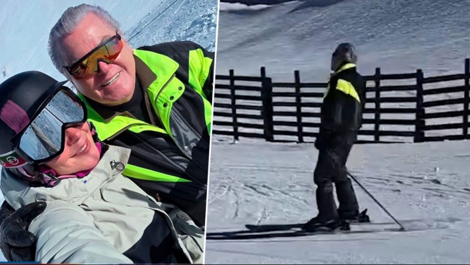 Hace tres años estuvo en coma: Kel Calderón se emociona tras ver a su padre esquiar con 72 años