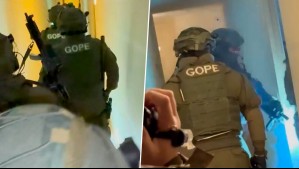 Encontraron droga y armamento de guerra: Así fue el allanamiento a edificio donde operaban "Los Mapaches"