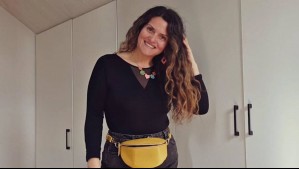El collar dorado de Connie Achurra causa sensación: Un accesorio elegante confeccionado en cuero