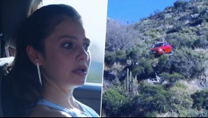 ¡Martina en peligro! Su auto quedó al borde de un precipicio en Los Casablanca