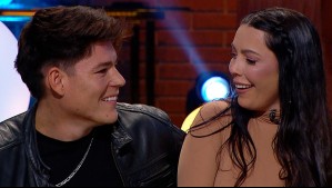 ¡Se besaron en vivo! Daniela Aránguiz se mostró emocionada por visita de Cuco Cerda en Only Fama