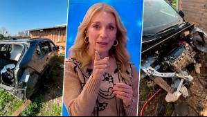 Encuentran camioneta robada a Karen Doggenweiler: Estaba totalmente desarmada en sitio eriazo de San Bernardo