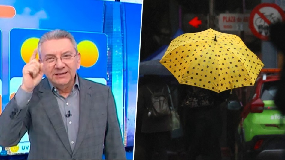 Jaime Leyton confirma lluvia para este miércoles en Santiago: A esta hora comienzan las precipitaciones