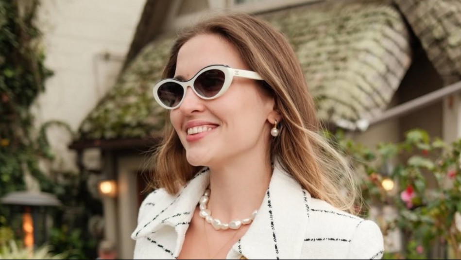 De blanco y negro: El clásico outfit de Belén Soto en el Castillo de Chapultepec