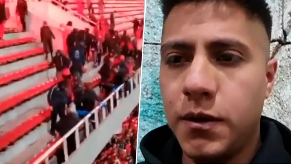 'La agresión era a matarnos': Hincha de la U relata minutos de terror en graves incidentes ante Independiente