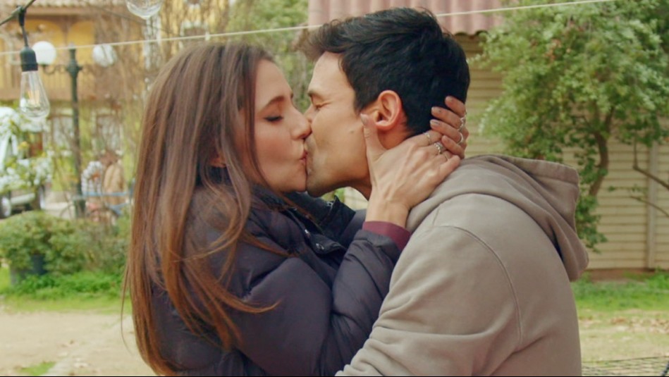 Tras intensa discusión: Paz besa apasionadamente a Lautaro en Aguas de Oro