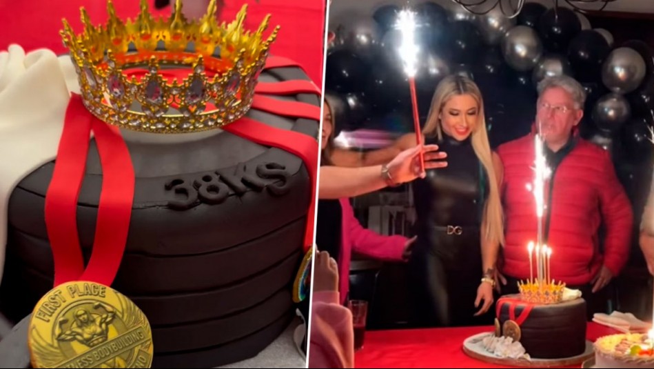 Con regalos de lujo y una torta que referencia sus medallas: Así celebró su cumpleaños Nicole Moreno