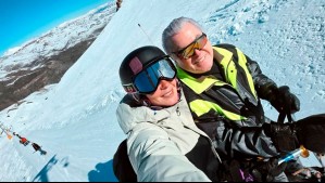 "Nada mejor que disfrutar del tiempo juntos": Las postales de Kel Calderón y su padre en centro de esquí