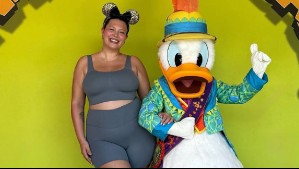 Con "el corazón llenito" y un detalle lleno de lentejuelas: Michelle Carvalho vuelve de su aventura en Orlando