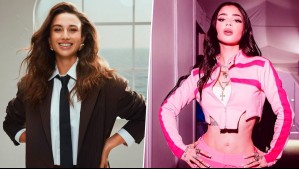 La periodista estaba emocionada: Tita Ureta se lució aprendiendo trend de TikTok con Katteyes en evento