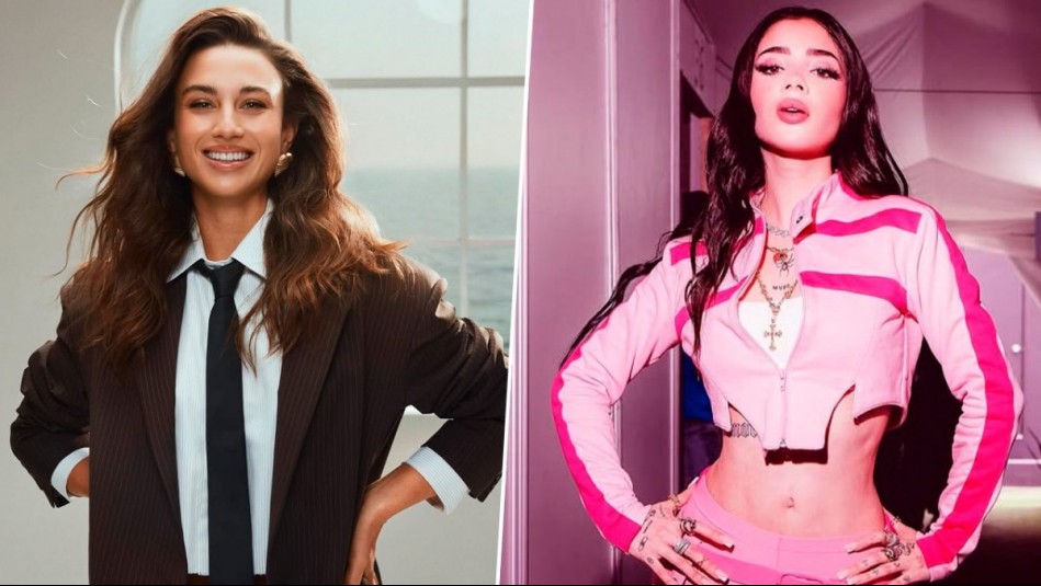 La periodista estaba emocionada: Tita Ureta se lució aprendiendo trend de TikTok con Katteyes en evento