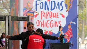 Más de 200 guardias, cámaras y pórtico de metales: Fondas de Parque O'Higgins tendrán fuerte plan de seguridad