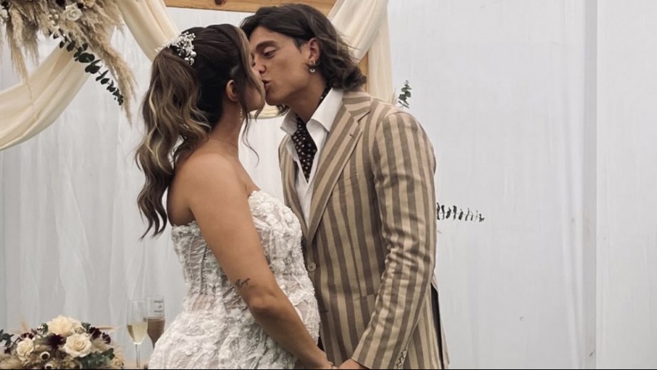 ¡Dieron el sí!: Sabrina Sosa y Joaquín Montecinos se casaron en una íntima ceremonia