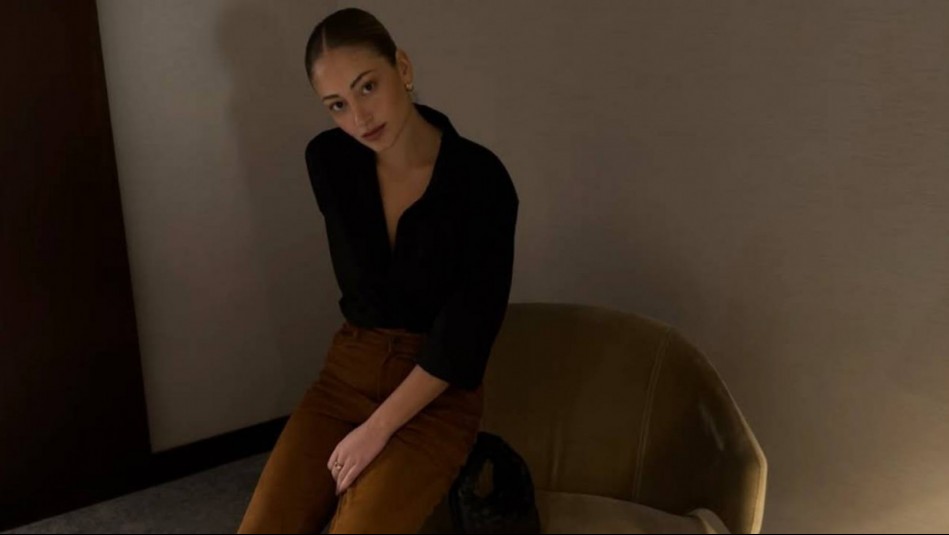 Inspírate en el atuendo de Florencia Araneda para una cita especial: Así se lleva un blazer tweed oversize