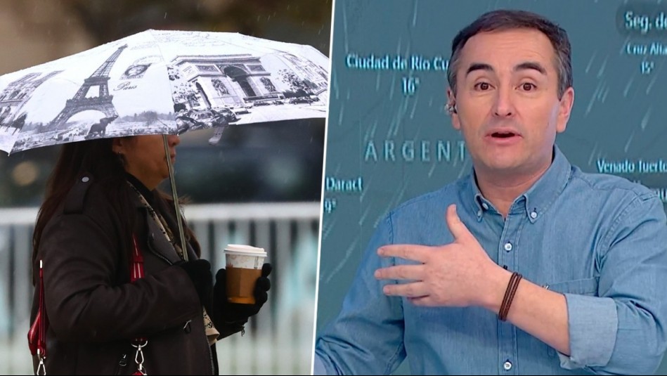 Temporal amenaza con fuertes lluvias y vientos en 10 regiones del país: Llegará a Santiago en este día