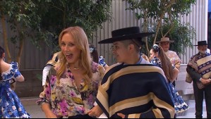 Llegó a levantar polvo: El elogiado pie de cueca de Karen Doggenweiler con el que sorprendió en Mucho Gusto