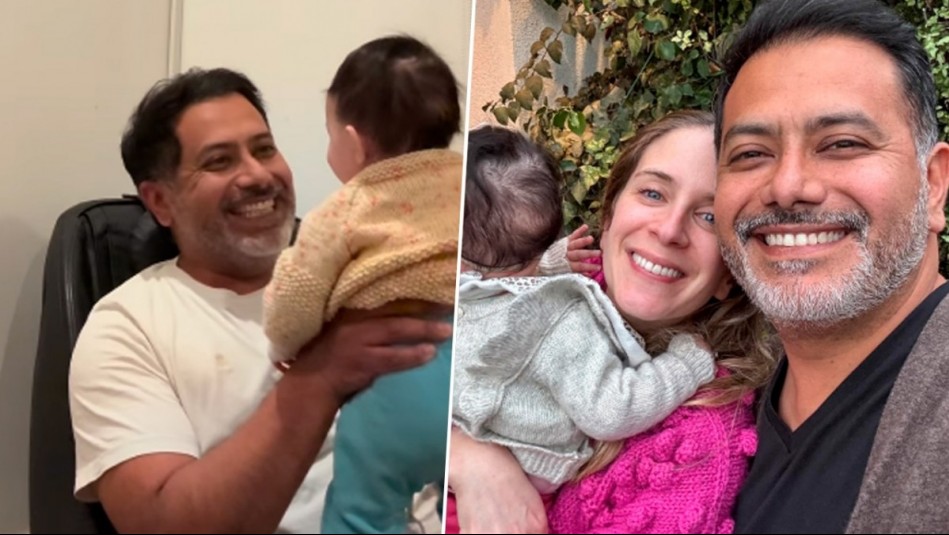 Un papá chocho: Pedro Ruminot comparte tierno video de sus primeras risas junto a la pequeña Mila