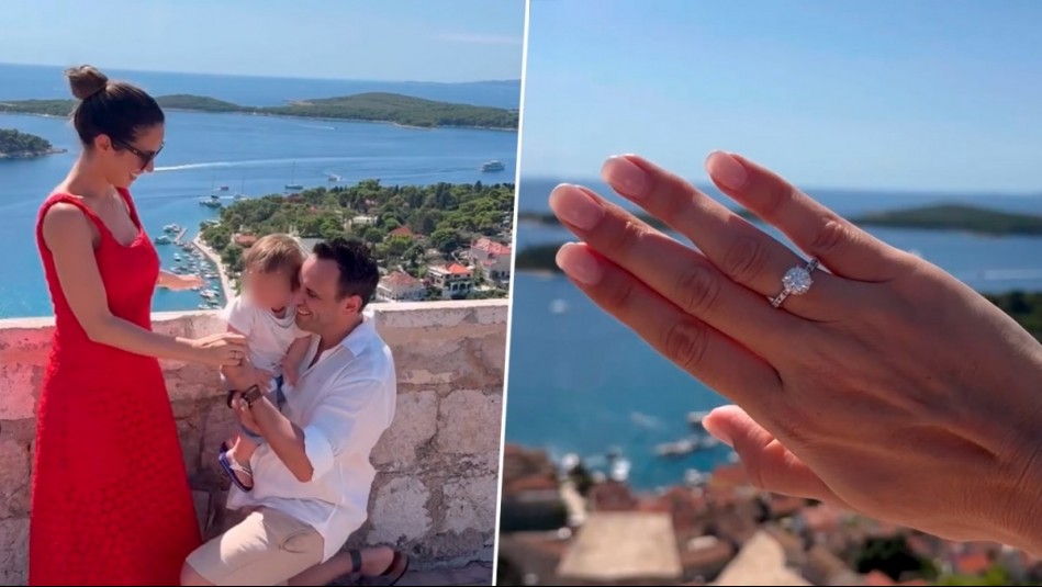 'Sí, acepto': Vanesa Borghi anunció su compromiso en medio de su viaje por Croacia