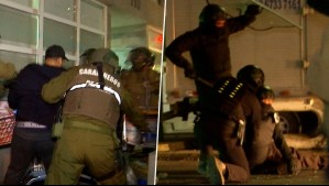 La batalla campal en 'Pequeña Caracas' de Estación Central: Carabineros y guardias fueron atacados y heridos