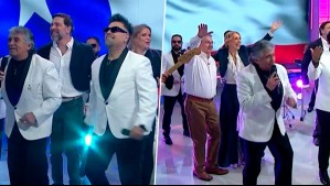 Con trencito incluido: Neme y Karen se desatan bailando con Los Viking