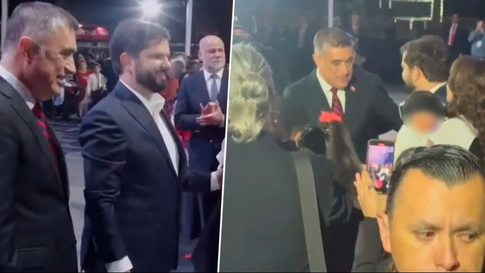 Estos fueron los momentos de tension entre Boric y Desbordes en inauguración de fondas en el Parque O'Higgins