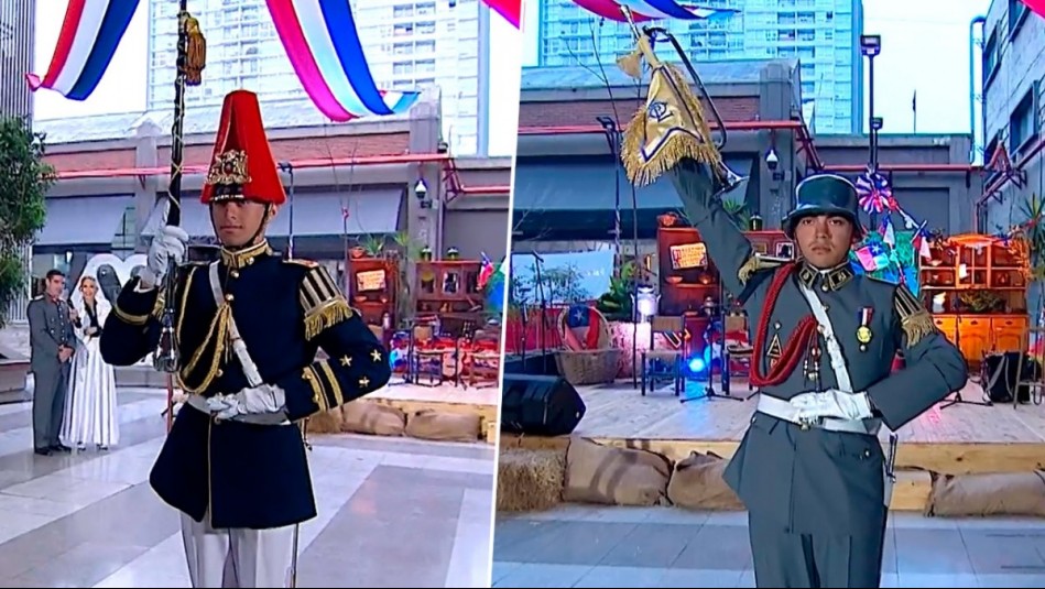 Tambor y corneta mayor del Ejército visitan Mucho Gusto y muestran adelanto de la Parada Militar 2025