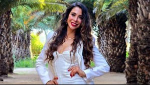 Yamna Lobos celebra con elegante traje de huasa en terciopelo violeta