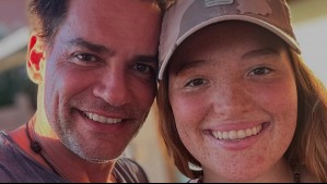 Con la bandera nacional: Cristián de la Fuente revive un emotivo momento junto a su hija Laura