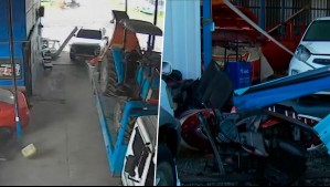 Video muestra el brutal paso de tornado por Linares: Destruyó taller mecánico y afectó a 150 viviendas