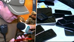 "Encontramos su teléfono": Carabineros llama a víctimas en vivo tras recuperar en el persa celulares robados