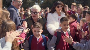 Con sus hijos Zinedine y Ronaldo: Tito causa sensación en el Thomas Campbell School en Reunión de Superados