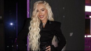 De fiesta con lujoso accesorio Dior: Fran Maira se viste con sensual conjunto de print "pata de gallo"