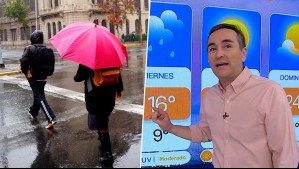 Vuelven las precipitaciones a Santiago: A esta hora comenzarían las lluvias este viernes en la RM
