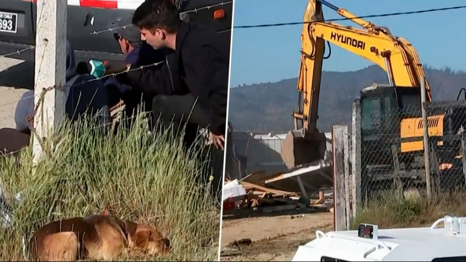 Sentido mensaje de pobladora desalojada de toma de Quilpué: 'Nunca más se tomen terrenos que no son de ellos'