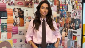 Lisandra Silva mezcla colores pasteles para sus outfits business: El rosa palo con la pulcritud del blanco