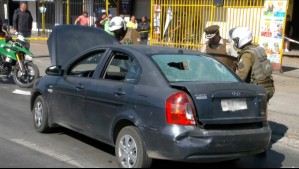 Carabineros repele con disparos intento de atropello en control vehicular en San Ramón: Mujer resultó herida