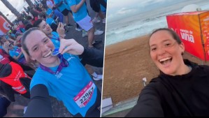 Laura de la Fuente participa en maratón de Viña y recuerda promesa que se hizo tras ser baleada en sus piernas