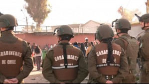 Masivo operativo por desalojo de toma Dignidad: Más de 190 familias deben abandonar campamento